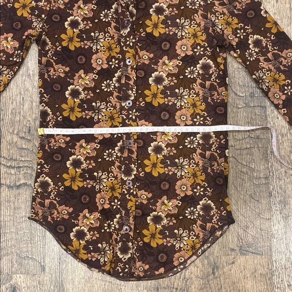 Wilfred Brown and Yellow Floral Button Down Shirt - Picture 7 of 8